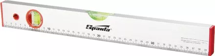 Уровень алюминиевый 1200 мм 2 глазка линейка  SPARTA 35112 купить в Тюмени