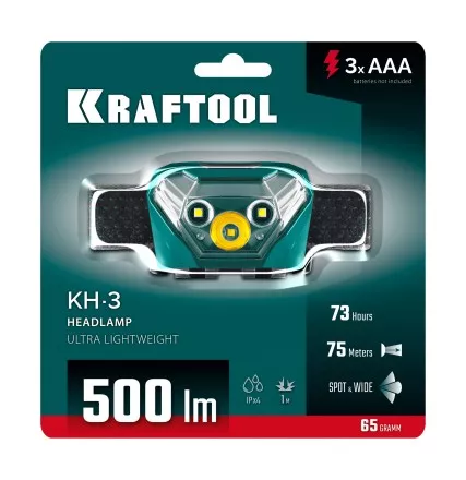 Налобный фонарь KH-3 56456 купить в Тюмени