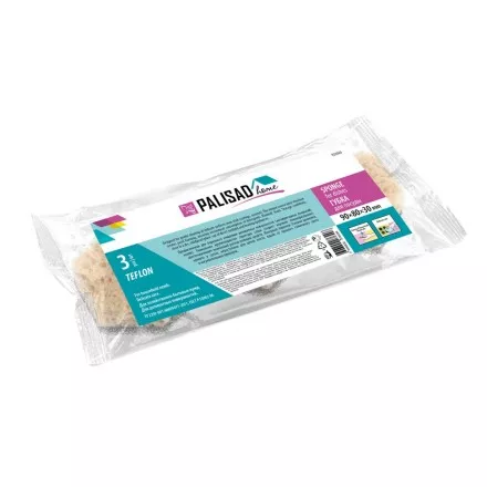 Губки для посуды TEFLON, 90 x 80 x 30 мм, 3 шт., Home Palisad 923565 купить в Тюмени