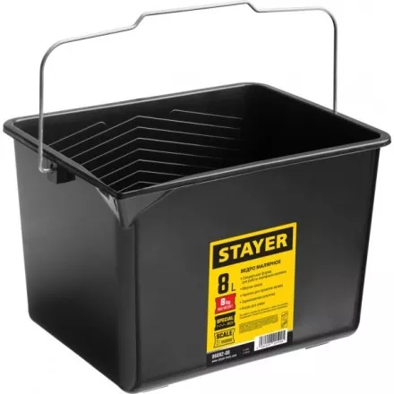 Ведро малярное пластмассовое, 8 л, STAYER 06092-08 купить в Тюмени