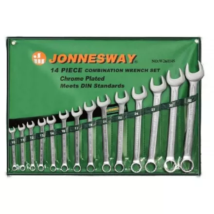 Набор ключей комбинированных 10-32мм 14предметов Jonnesway W26114S 47402 купить в Тюмени