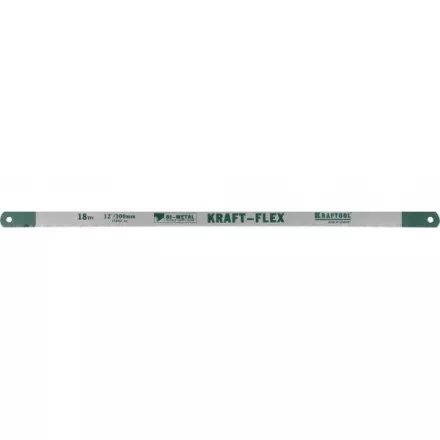 Полотно KRAFTOOL &quot;KRAFT-FLEX&quot; по металлу, Bi-Metal, 18TPI, 300 мм, 10 шт 15942-18-S10 купить в Тюмени