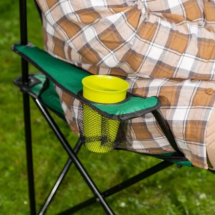 Стул складной с подлокотниками и подстаканником 81 х 51 х 86 см Camping Palisad 69608 купить в Тюмени