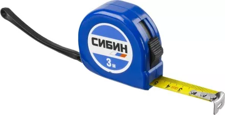 Рулетка СИБИН, пластиковый корпус, 3м/16мм 34020-03-16 купить в Тюмени