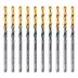 Сверло по металлу, 3,5 мм, HSS-Tin, Golden Tip, 10 шт. Denzel 717207 купить в Тюмени