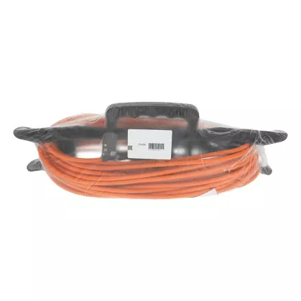 Удлинитель-шнур силовой Denzel 37406 Garden Series, ПВС, 20м, 1 розетка 3 x 1 мм, 3 м купить в Тюмени