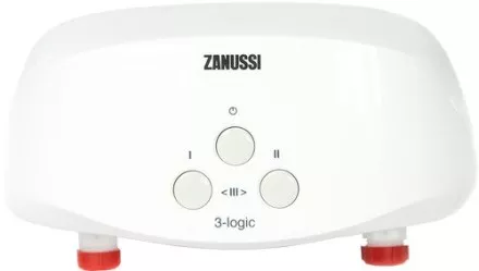 Водонагреватель проточный ZANUSSI 3-logic 3.5 T кран купить в Тюмени