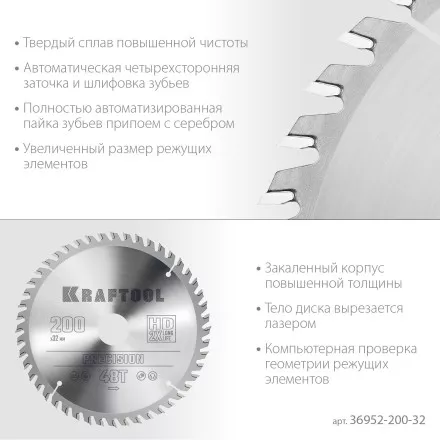 Диск пильный PRECISION, повышенный ресурс 36952-200-32 купить в Тюмени