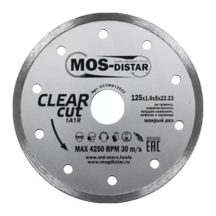 1A1R CLEAR CUT (Чистый рез) (7 mm) MOS-DISTAR 350*3,2*7*25,4 mm купить в Тюмени