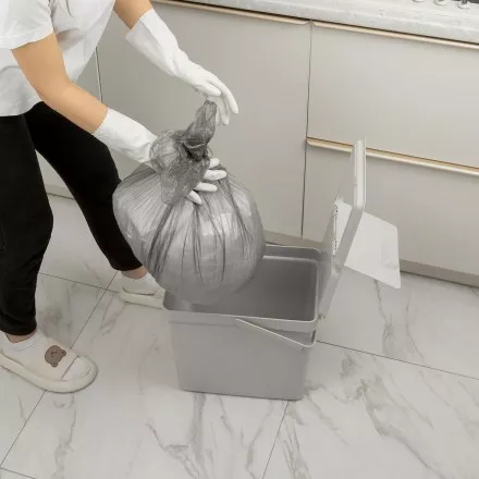 Пакеты для мусора 30 л x 50 шт. серые, Home Palisad 927075 купить в Тюмени
