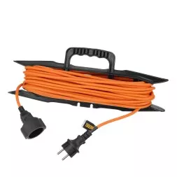 Удлинитель-шнур силовой Denzel Garden Series, ПВС, 20м, 1 розетка 3 x 1,5 мм, 3 м 37408