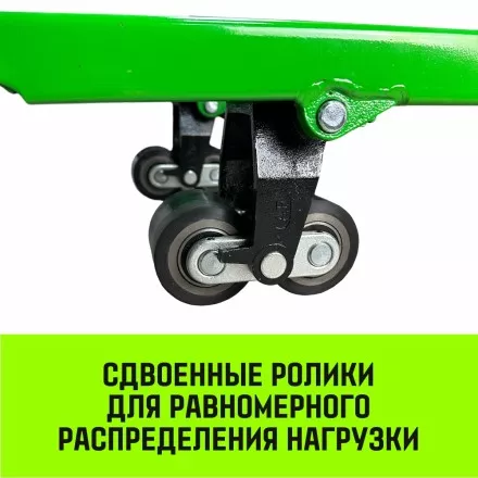 Тележка гидравлическая ручная HITCH REGULAR 2500KG 1150*550мм (полиуретановые ролики) купить в Тюмени