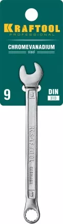 Ключи комбинированные KRAFTOOL, Cr-V, DIN 3113 27079-09 купить в Тюмени