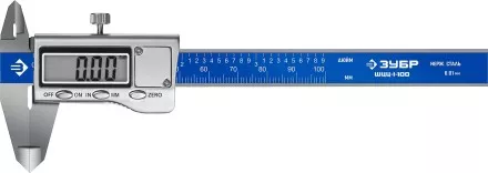 ЗУБР ШЦЦ-I-100-0.01, 100 мм, электронный штангенциркуль, Профессионал (34463-100) купить в Тюмени
