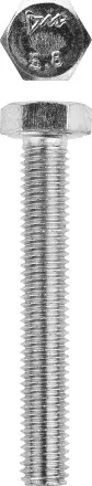 Болт ГОСТ 7798-70, M10 x 25 мм, 5 кг, кл. пр. 5.8, оцинкованный, ЗУБР 303080-10-025 купить в Тюмени