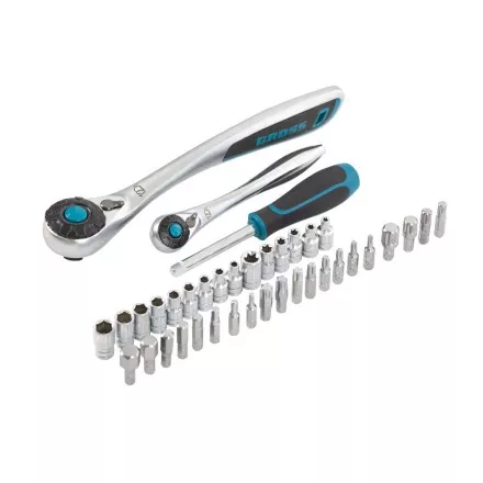 Набор инструментов 101 предмет, 120 зубьев, CrV, 1/4&quot;, 1/2&quot; Gross 14151 купить в Тюмени