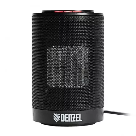 Тепловентилятор электрический керамический Denzel DTFC-1200, 3 режима, вентилятор, нагрев 600/1200 Вт 96418 купить в Тюмени