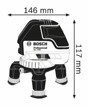 Нивелир лазерный GLL 3-50 BOSCH купить в Тюмени