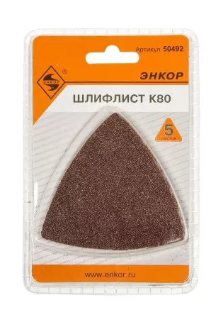 Шлифлист К80 Энкор 50492 купить в Тюмени