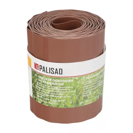 Бордюрная лента Palisad, 15х900 см, полипропиленовая, коричневая, Россия 644847 купить в Тюмени