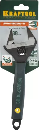 Ключ разводной SlimWide-S, 200 / 38 мм, KRAFTOOL 27263-20 купить в Тюмени