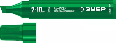 ЗУБР МП-1000К зеленый, 2-10 мм, клиновидный перманентный марке (06333-4) купить в Тюмени