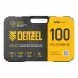 Набор инструментов Denzel 15803, 1/2&quot;, 1/4&quot;, CrV, S2, пластиковый кейс, 100 предметов купить в Тюмени