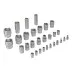 Набор инструментов Denzel 15803, 1/2&quot;, 1/4&quot;, CrV, S2, пластиковый кейс, 100 предметов купить в Тюмени