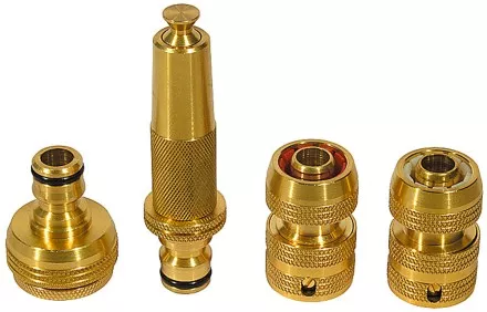 Набор RACO &quot;Profi&quot;, Наконечник, адаптер и соединители 1/2&quot;х3/4&quot;х1&quot;, латунь, 5 предметов 4246-55058B купить в Тюмени
