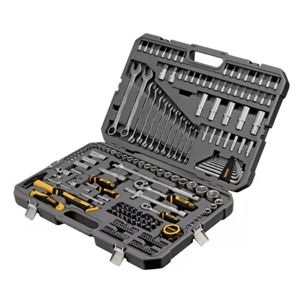 Набор инструментов Denzel 15806, 1/2&quot;, 1/4&quot;, CrV, S2, пластиковый кейс, 194 предмета купить в Тюмени