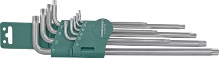 Набор ключей угловых Torx EXTRA LONG T9-Т50 10предметов Jonnesway H12S110S 48067 купить в Тюмени