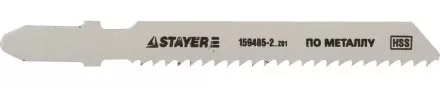 Полотна STAYER &quot;STANDARD&quot;, T118B, для эл/лобзика, HSS, по металлу (3-10мм), EU-хвост., шаг 2мм, 55мм, 2шт 159485-2_z01 купить в Тюмени