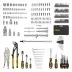 Набор инструментов Denzel 15808, 1/2&quot;, 3/8&quot;, 1/4&quot;, CrV, S2, пластиковый кейс, 232 предмета купить в Тюмени