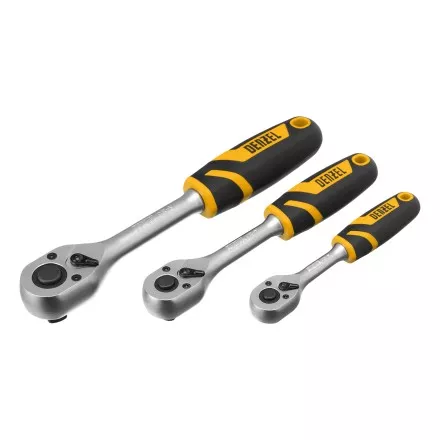 Набор инструментов Denzel 15808, 1/2&quot;, 3/8&quot;, 1/4&quot;, CrV, S2, пластиковый кейс, 232 предмета купить в Тюмени