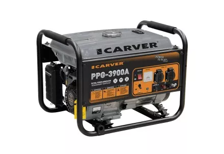 Бензогенератор CARVER PPG-3900А купить в Тюмени