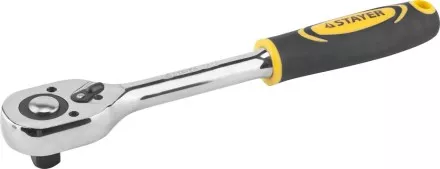 Трещотка для торцовых головок STAYER &quot;PROFI&quot;, Сr-V сталь, 45 зубцов, 1/2&quot; 27786-1/2 купить в Тюмени