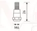 Держатель наконечника M6 26mm (24KD) MD0138-00 Ref. Aurora купить в Тюмени