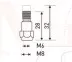Держатель наконечника M6 28mm (36KD) MD0063-00 Ref Aurora купить в Тюмени