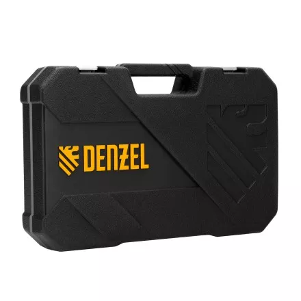 Набор инструментов Denzel 15814, 1/2&quot;, 1/4&quot;, CrV, S2, пластиковый кейс, 109 предметов купить в Тюмени
