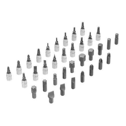 Набор инструментов Denzel 15814, 1/2&quot;, 1/4&quot;, CrV, S2, пластиковый кейс, 109 предметов купить в Тюмени