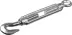 Талреп DIN 1480, крюк-кольцо, оцинкованный, М24, 1 шт, STAYER Master 30515-24 30515-24 купить в Тюмени