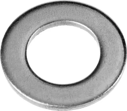 Шайба DIN 125A, 6 мм, 45 шт, оцинкованная, ЗУБР 303806-06 купить в Тюмени