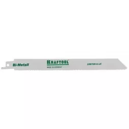 Полотно KRAFTOOL &quot;INDUSTRIE QUALITAT&quot;, S1122VF, для эл/ножовки, Bi-Metall, по металлу, дереву, шаг 1,8-2,5мм, 180мм 159705-U-18
