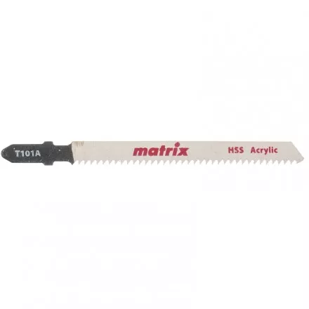 Полотна для электролобзика  по пластику 3 штукT101A 72 x 2 мм HSS Matrix 78232 купить в Тюмени
