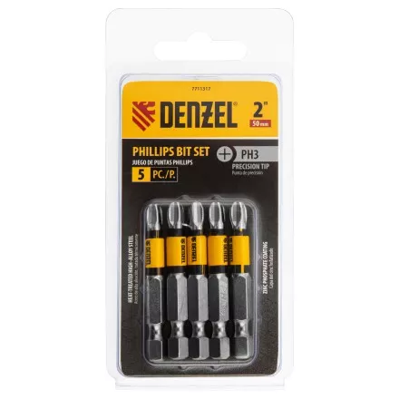 Бита PH3x50, 5 шт. Denzel 7711317 купить в Тюмени