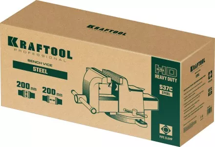 Тиски KRAFTOOL STEEL стальные 32701-200 купить в Тюмени
