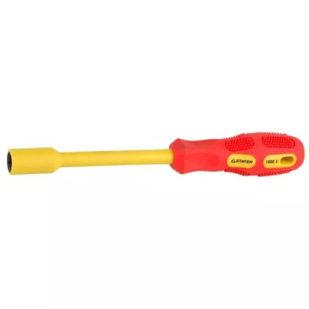 Отвертка STAYER &quot;INSULATED&quot; MAX-GRIP диэлектрич, Cr-V, HEX 10x125мм 25829-10-125 G купить в Тюмени