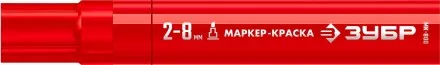 ЗУБР МК-800 красный, 2-8 мм клиновидный маркер-краска (06327-3) купить в Тюмени