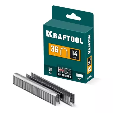 Скобы кабельные, тип 36 (L) калибр 20GA 31636-14 купить в Тюмени