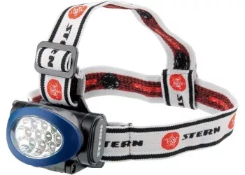 Фонарь наголовный, светодиодный. 3 режима, 10Led, 3хААА, Stern 90562 купить в Тюмени